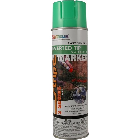 Vortex 20 oz Inverted Tip Air Tech Marking Paint Florescent Green VO3734778